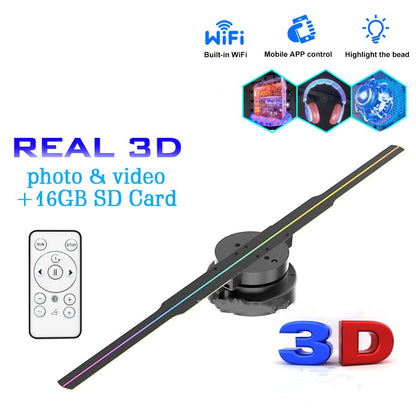 3D Hologram Light Fan
