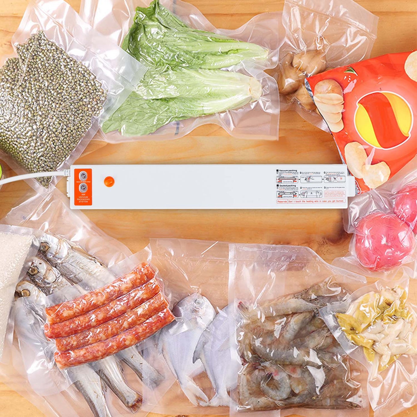 🥩 Automatic Food Vacuum Sealer Machine
