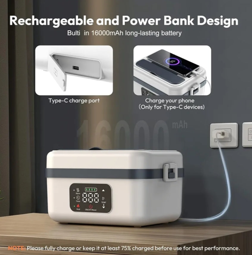 Smart electric lunchbox for office workers by Dimo Store