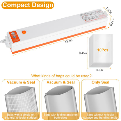 🥩 Automatic Food Vacuum Sealer Machine