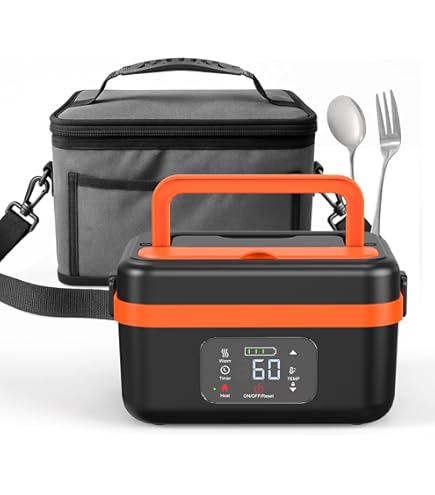 DIMO's Smart Rechargeable Lunchbox & Powerbank – Portable Food Warmer for Work & Travel